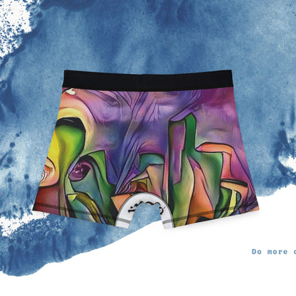 Vibrant Art Men’s Boxers with Unique Abstract Design