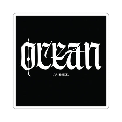 Ocean Vibes Kiss-Cut Stickers for Creative Expression