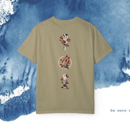 T-Shirt with Bold Floral Design