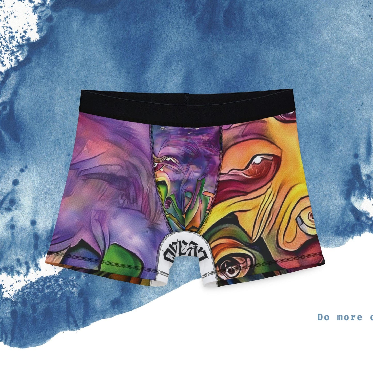 Vibrant Art Men’s Boxers with Unique Abstract Design