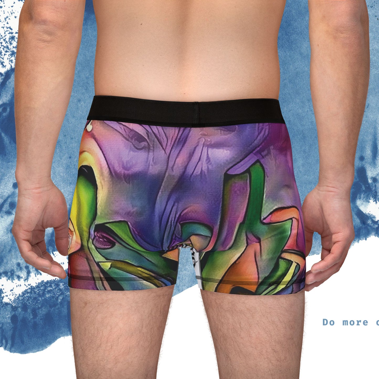 Vibrant Art Men’s Boxers with Unique Abstract Design