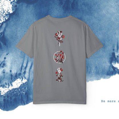 T-Shirt with Bold Floral Design